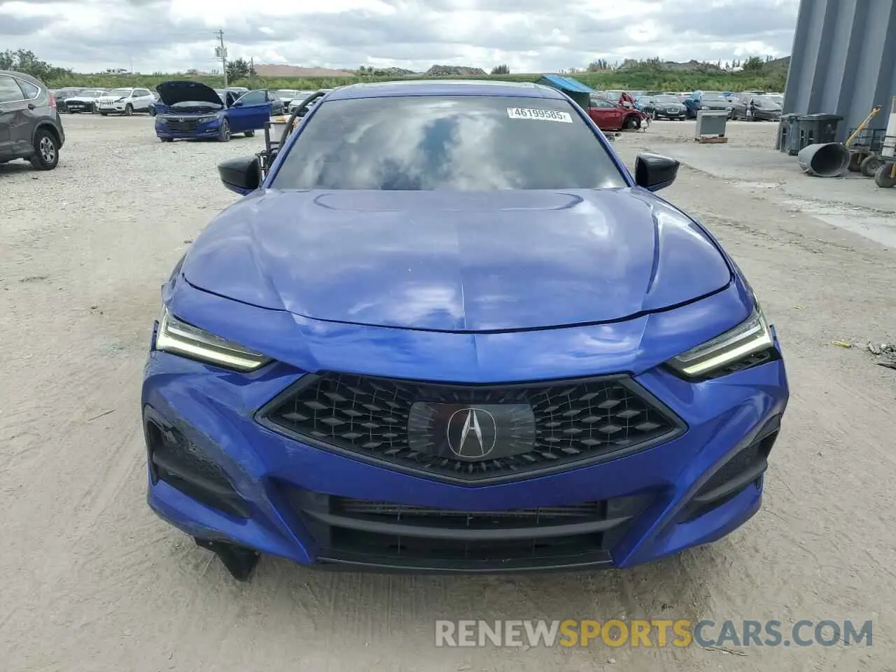 5 fotografías del automóvil dañado 19UUB5F56MA004051 ACURA TLX 2021