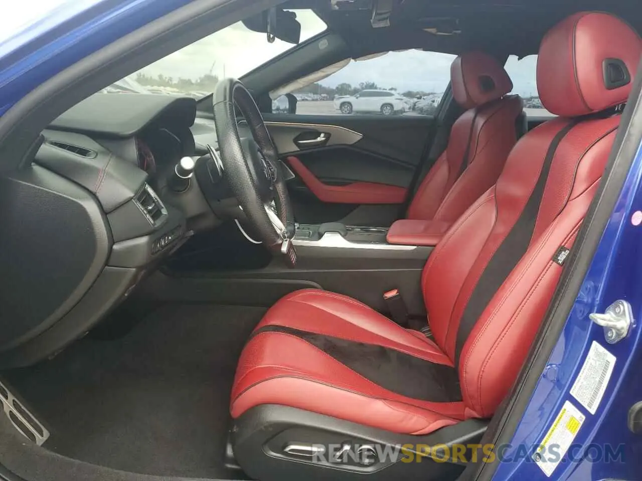 7 fotografías del automóvil dañado 19UUB5F56MA004051 ACURA TLX 2021