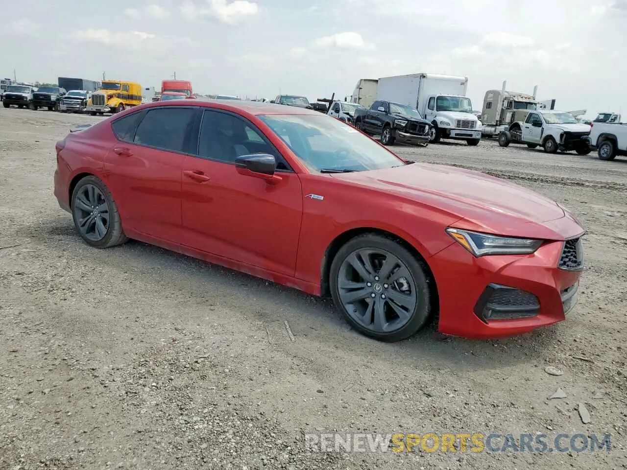 4 fotografías del automóvil dañado 19UUB5F56MA006043 ACURA TLX 2021