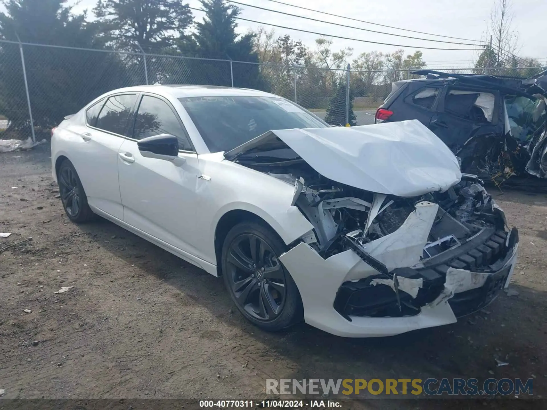 1 fotografías del automóvil dañado 19UUB5F58MA002009 ACURA TLX 2021