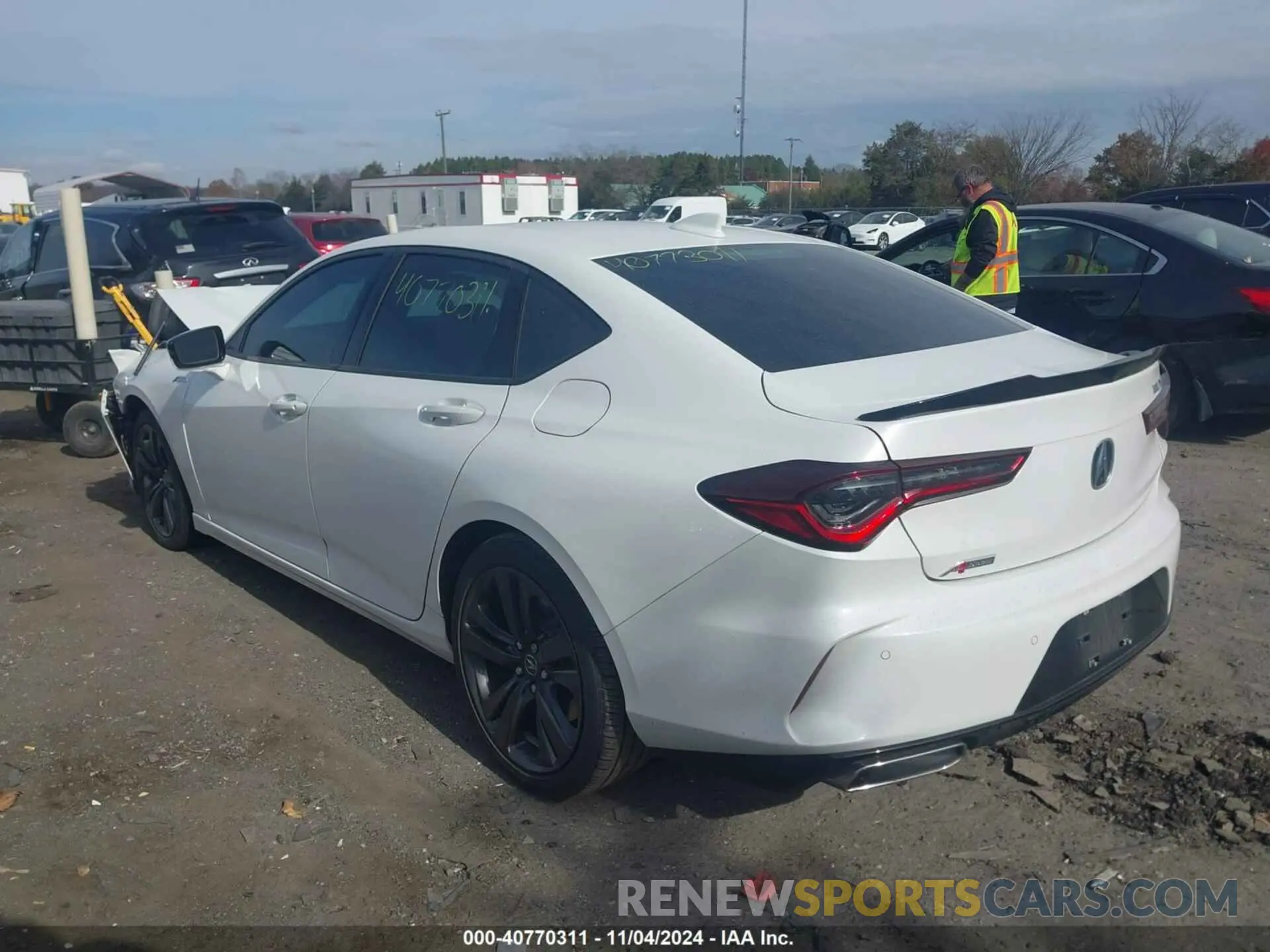 3 fotografías del automóvil dañado 19UUB5F58MA002009 ACURA TLX 2021