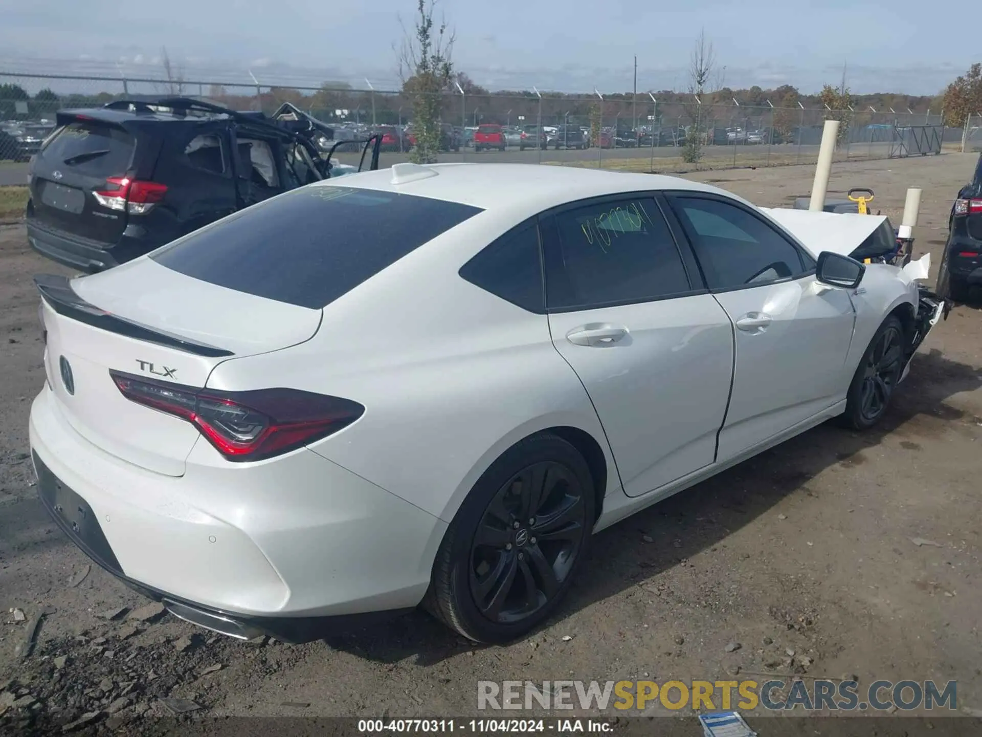 4 fotografías del automóvil dañado 19UUB5F58MA002009 ACURA TLX 2021