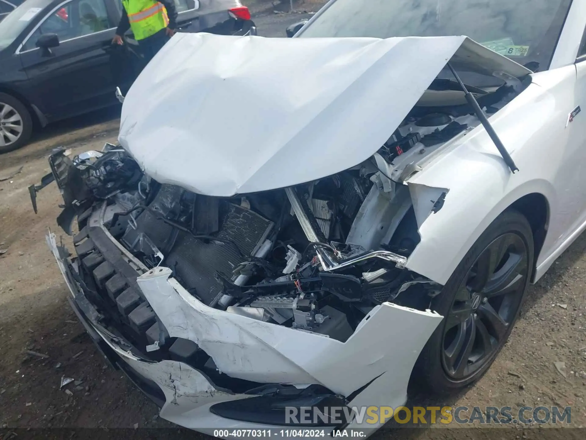 6 fotografías del automóvil dañado 19UUB5F58MA002009 ACURA TLX 2021