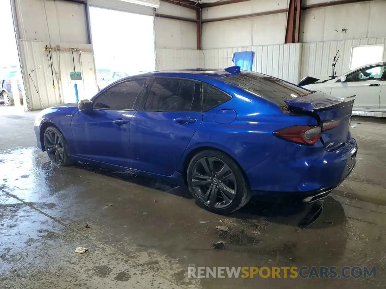 2 fotografías del automóvil dañado 19UUB5F58MA003421 ACURA TLX 2021