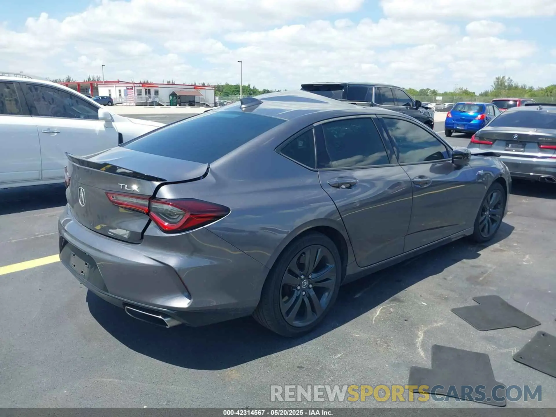 4 fotografías del automóvil dañado 19UUB5F58MA008036 ACURA TLX 2021