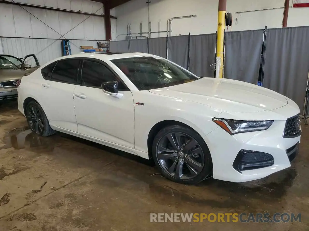 4 fotografías del automóvil dañado 19UUB5F58MA013687 ACURA TLX 2021