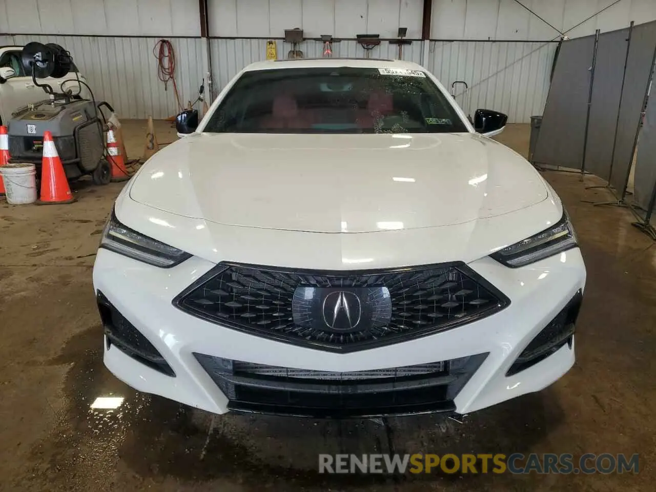 5 fotografías del automóvil dañado 19UUB5F58MA013687 ACURA TLX 2021