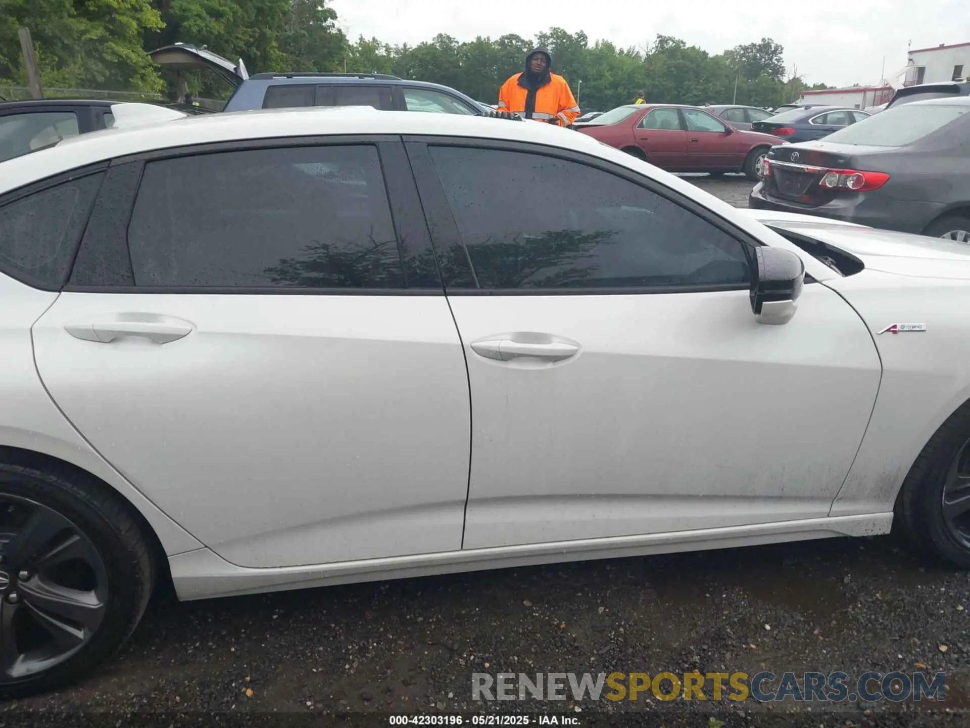 13 fotografías del automóvil dañado 19UUB5F59MA010796 ACURA TLX 2021