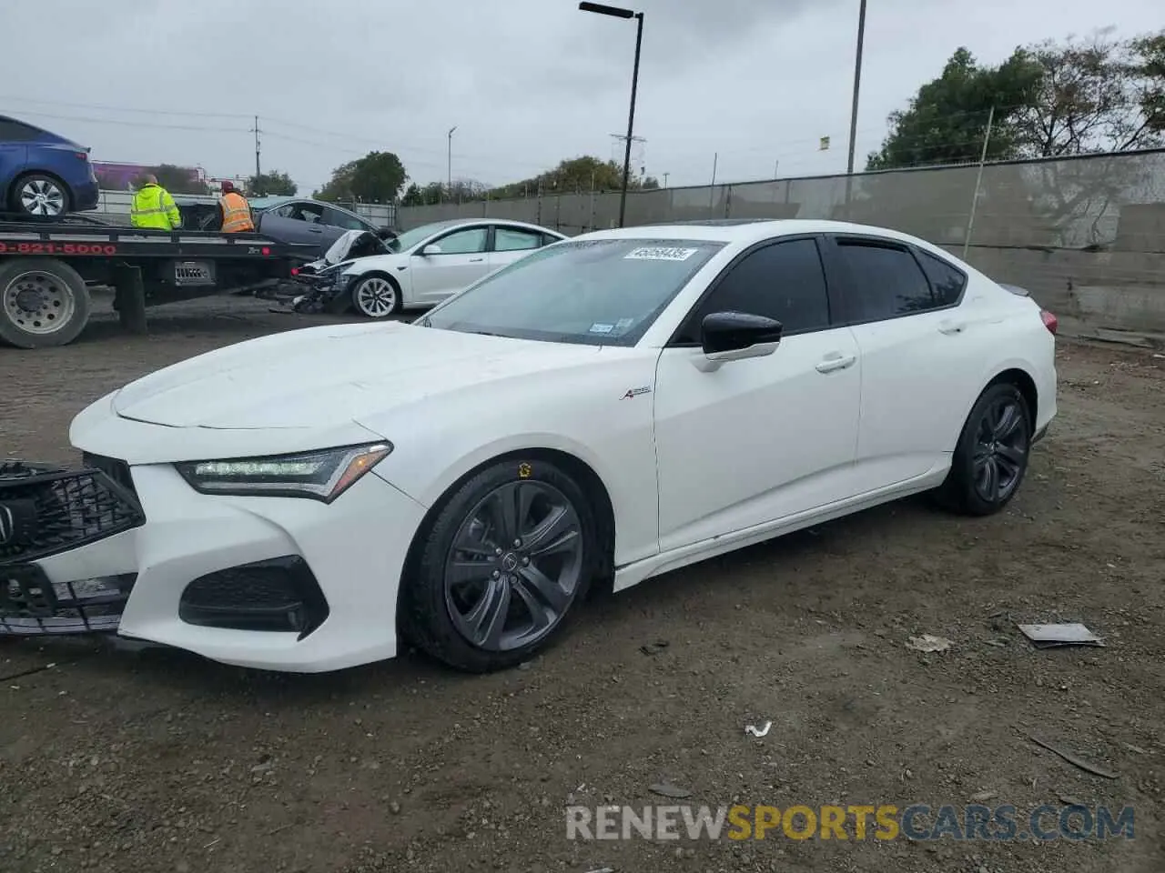 1 fotografías del automóvil dañado 19UUB5F5XMA016526 ACURA TLX 2021