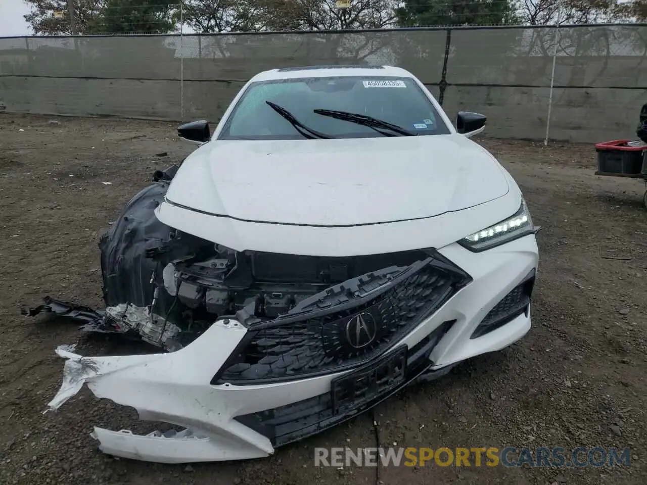 5 fotografías del automóvil dañado 19UUB5F5XMA016526 ACURA TLX 2021