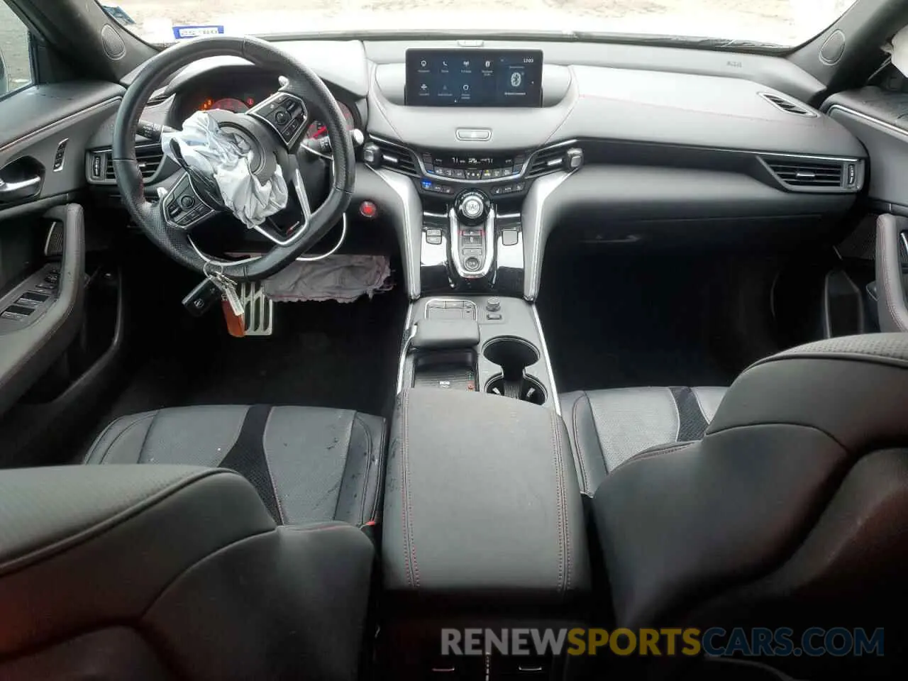 8 fotografías del automóvil dañado 19UUB5F5XMA016526 ACURA TLX 2021