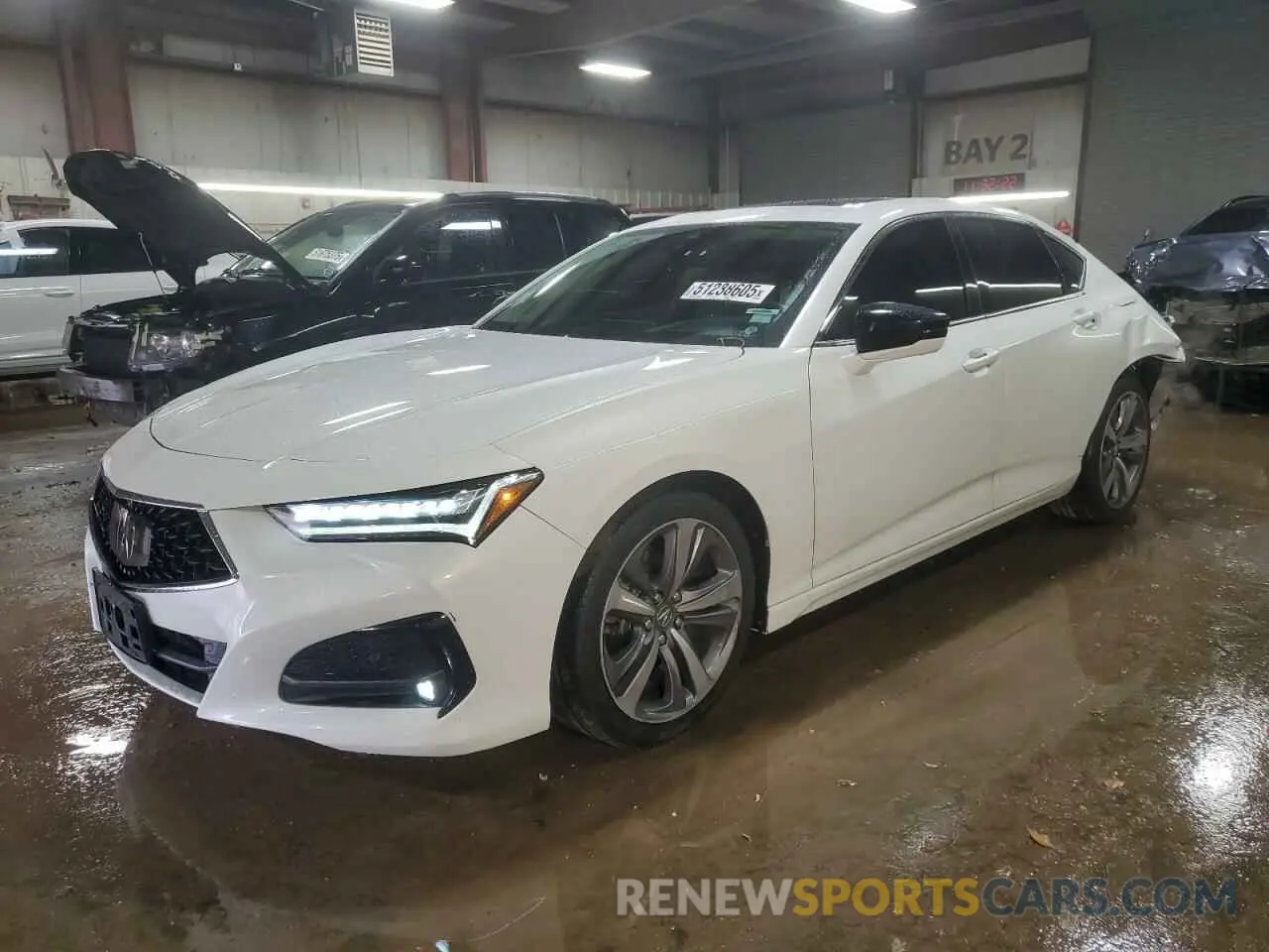 1 fotografías del automóvil dañado 19UUB5F60MA000909 ACURA TLX 2021