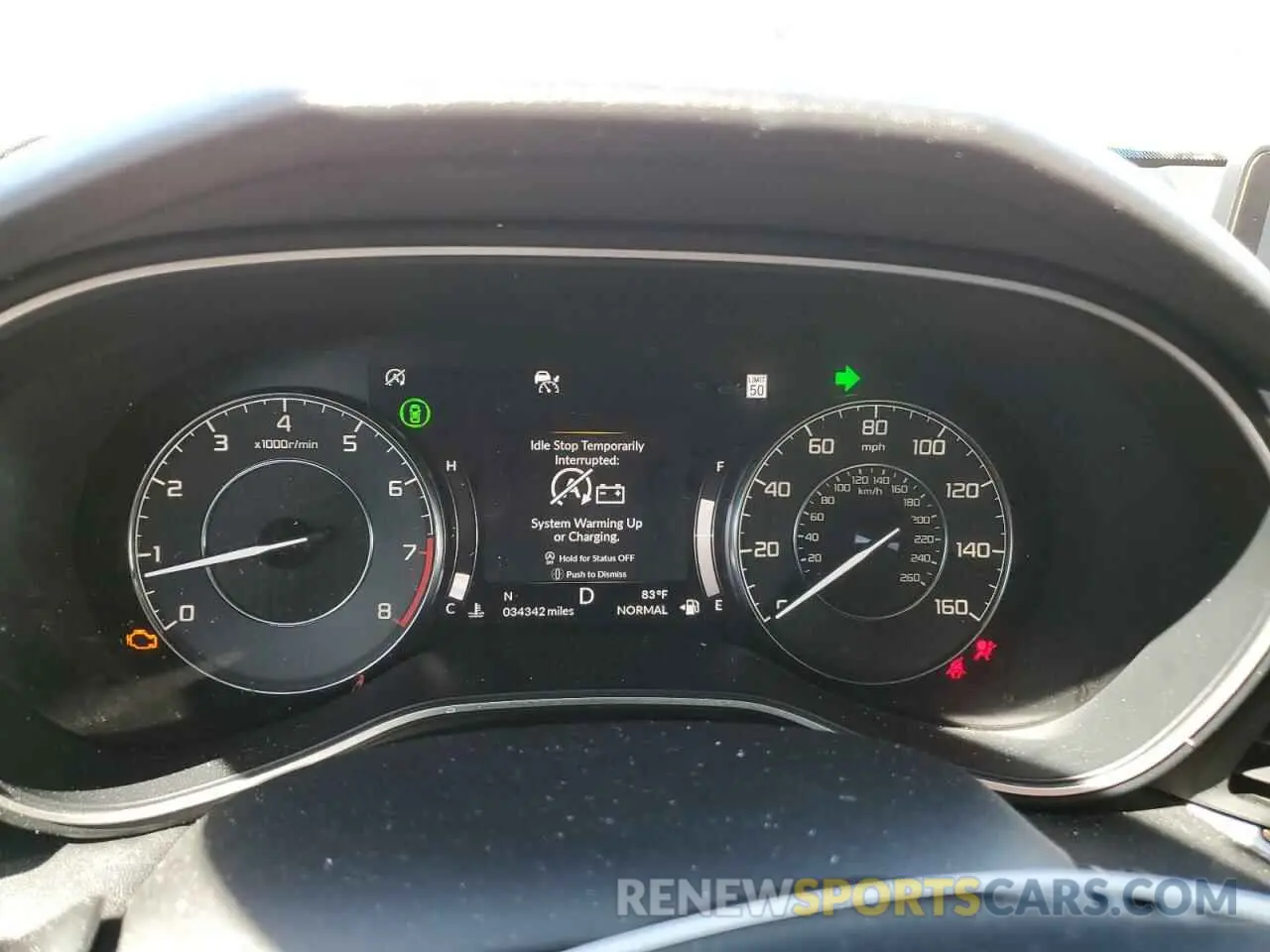 9 fotografías del automóvil dañado 19UUB5F62MA003777 ACURA TLX 2021