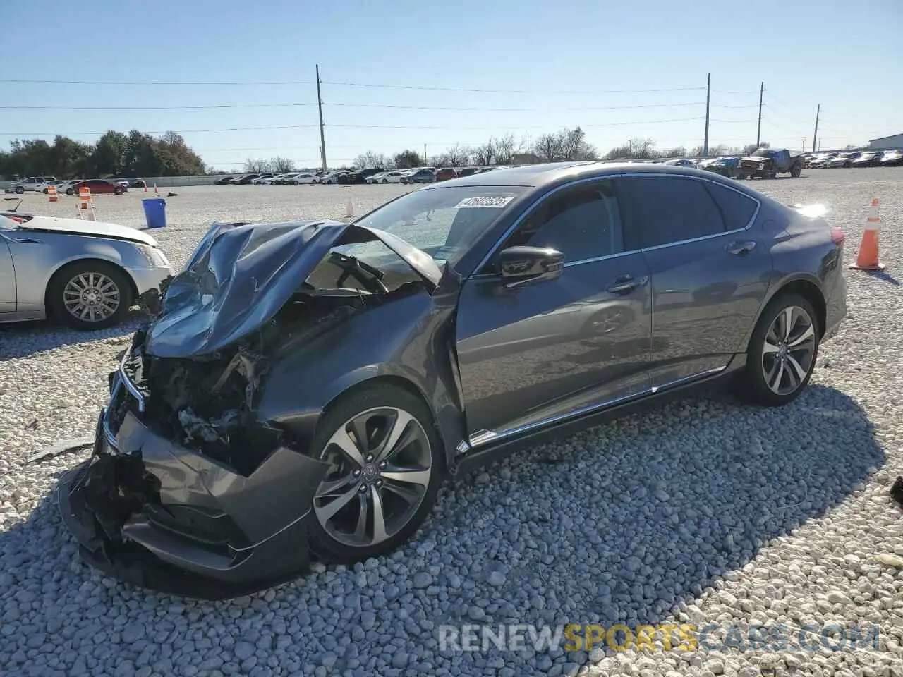 1 fotografías del automóvil dañado 19UUB5F66MA000476 ACURA TLX 2021