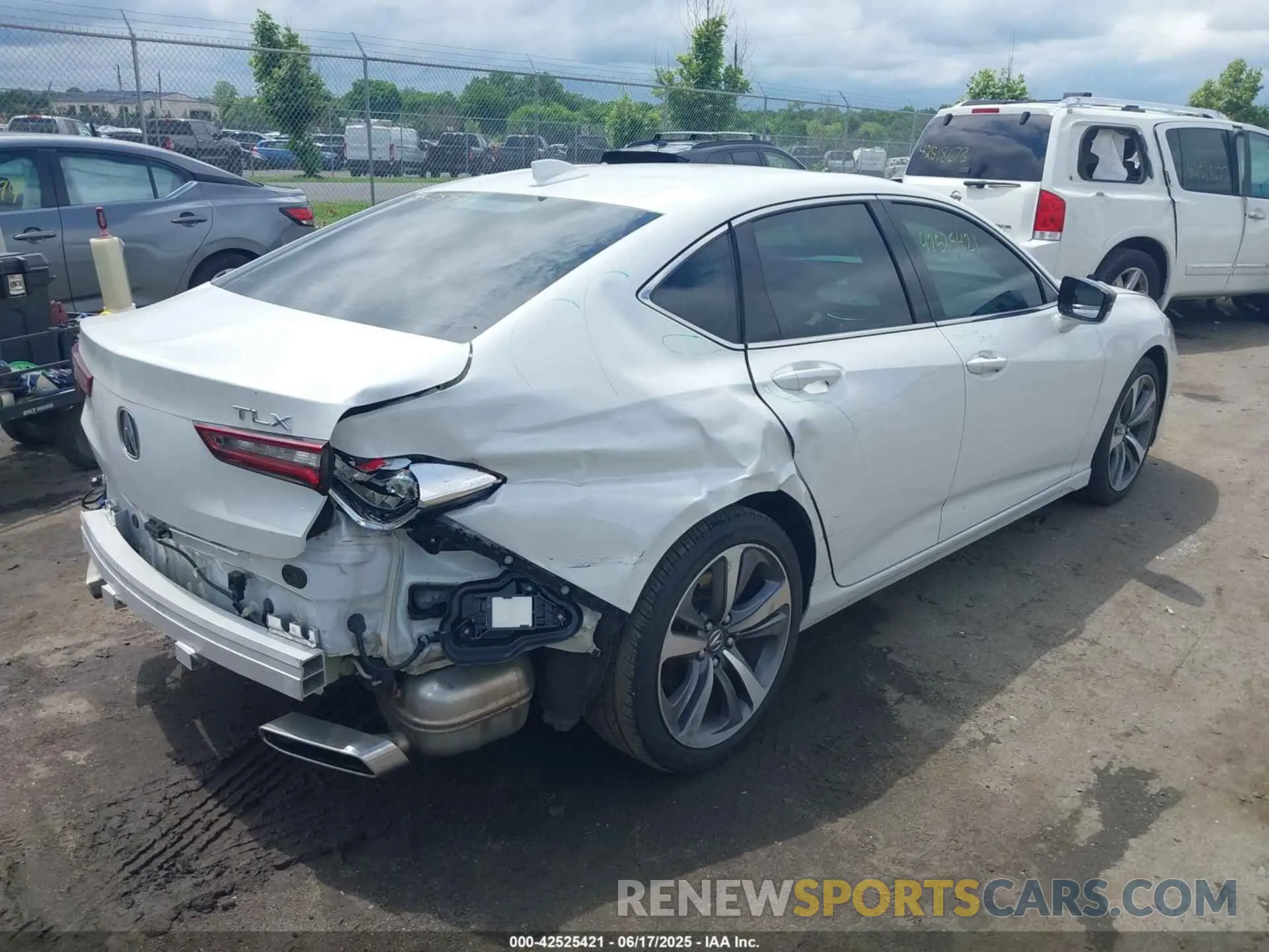 4 fotografías del automóvil dañado 19UUB5F68MA001306 ACURA TLX 2021