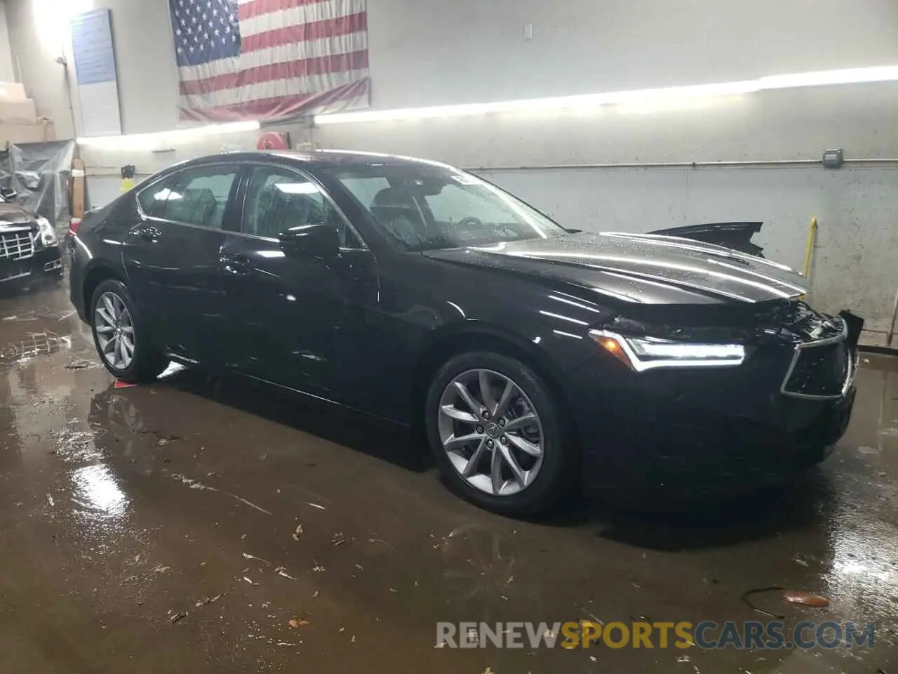 4 fotografías del automóvil dañado 19UUB6F37MA005598 ACURA TLX 2021