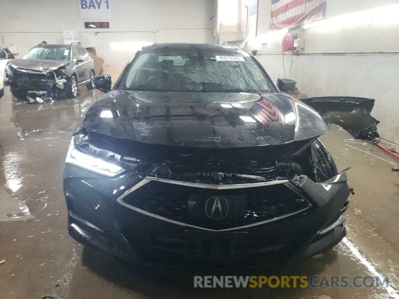 5 fotografías del automóvil dañado 19UUB6F37MA005598 ACURA TLX 2021