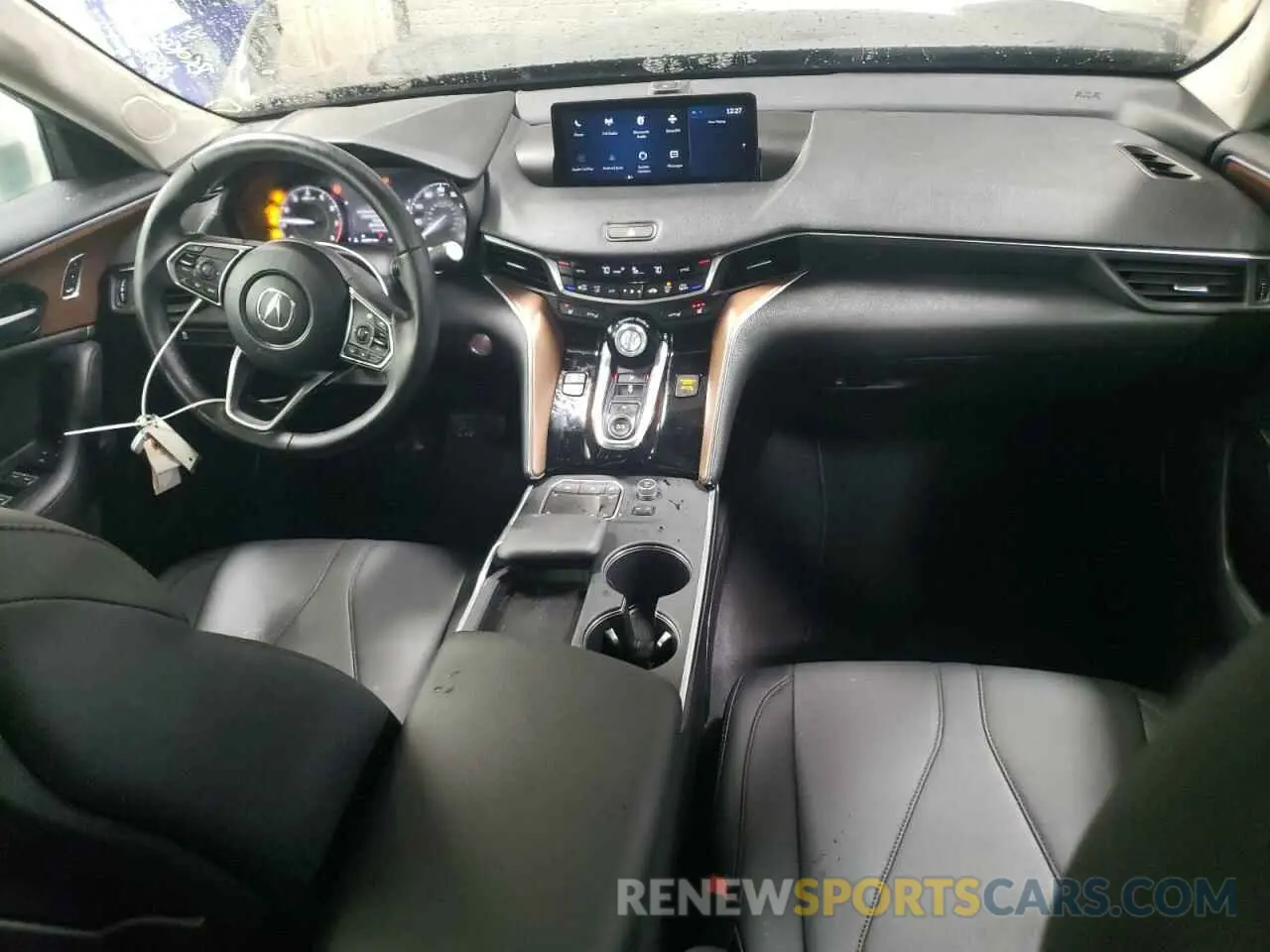 8 fotografías del automóvil dañado 19UUB6F37MA005598 ACURA TLX 2021