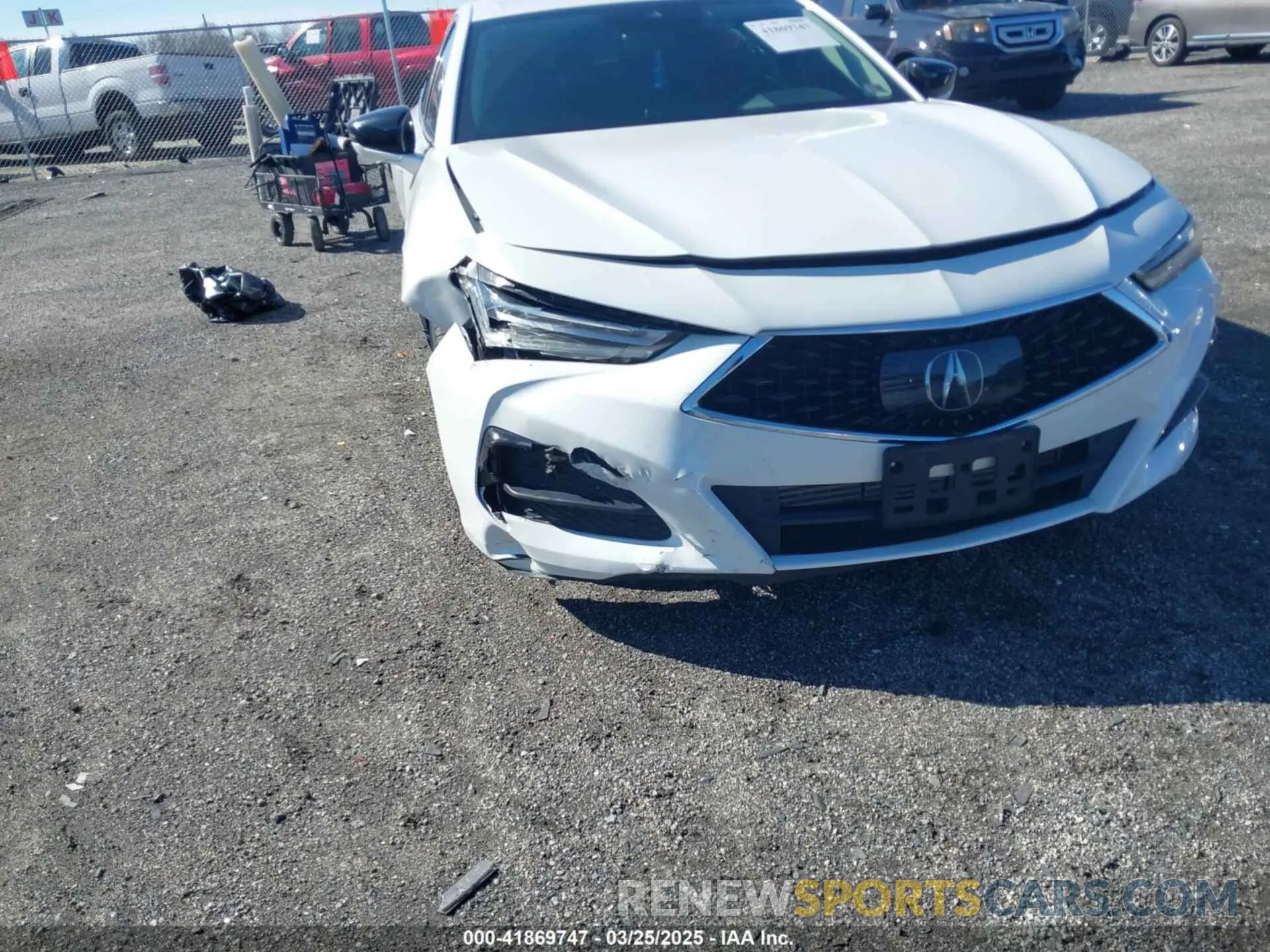 6 fotografías del automóvil dañado 19UUB6F41MA006805 ACURA TLX 2021