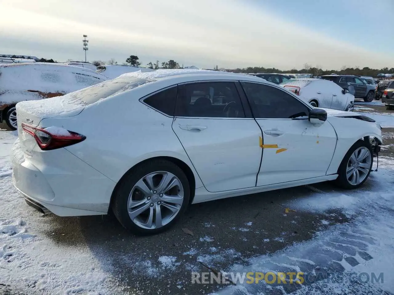 3 fotografías del automóvil dañado 19UUB6F43MA006630 ACURA TLX 2021