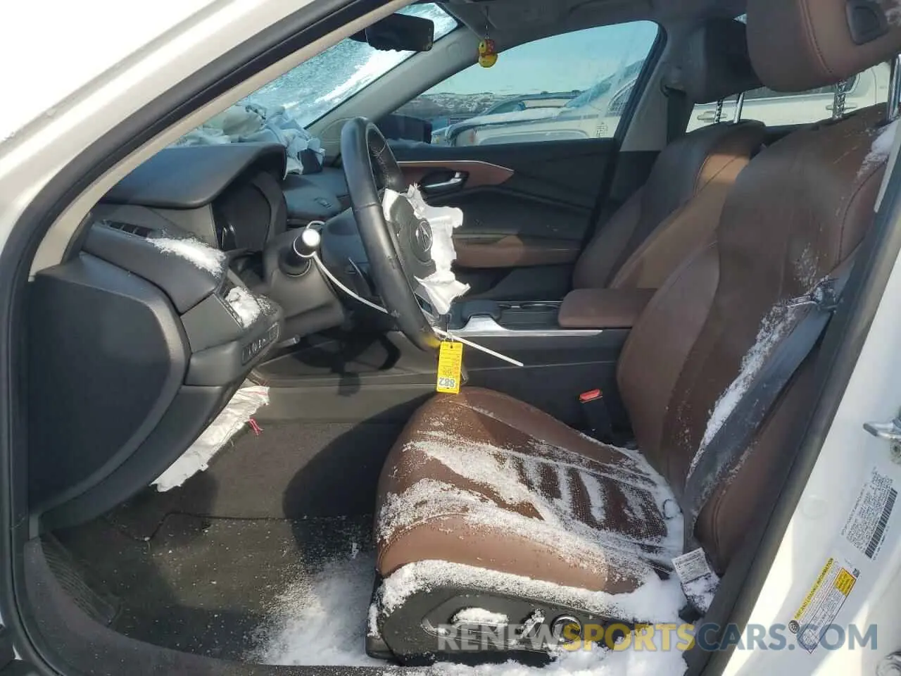 7 fotografías del automóvil dañado 19UUB6F43MA006630 ACURA TLX 2021