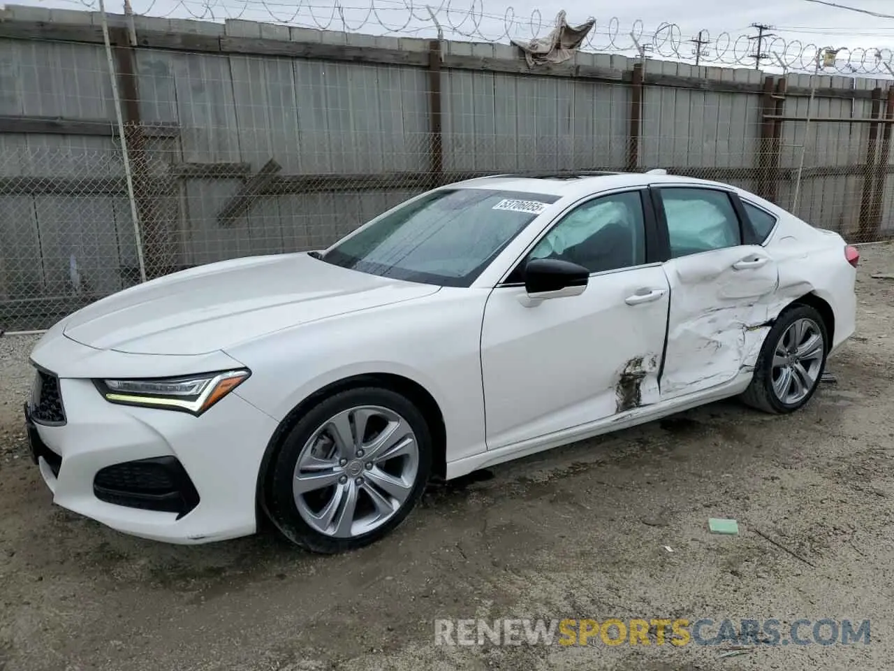 1 fotografías del automóvil dañado 19UUB6F43MA006790 ACURA TLX 2021