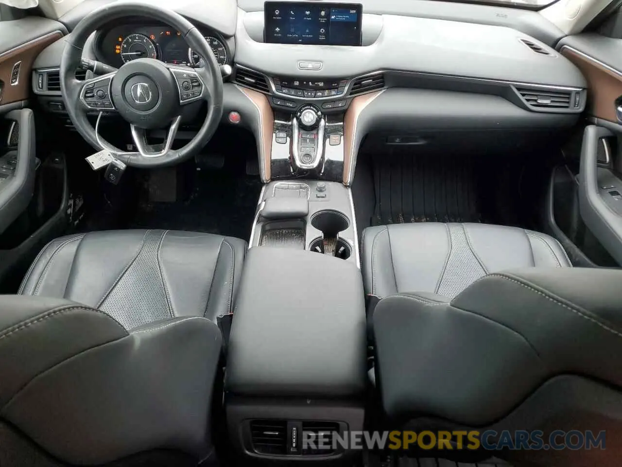 8 fotografías del automóvil dañado 19UUB6F43MA006790 ACURA TLX 2021