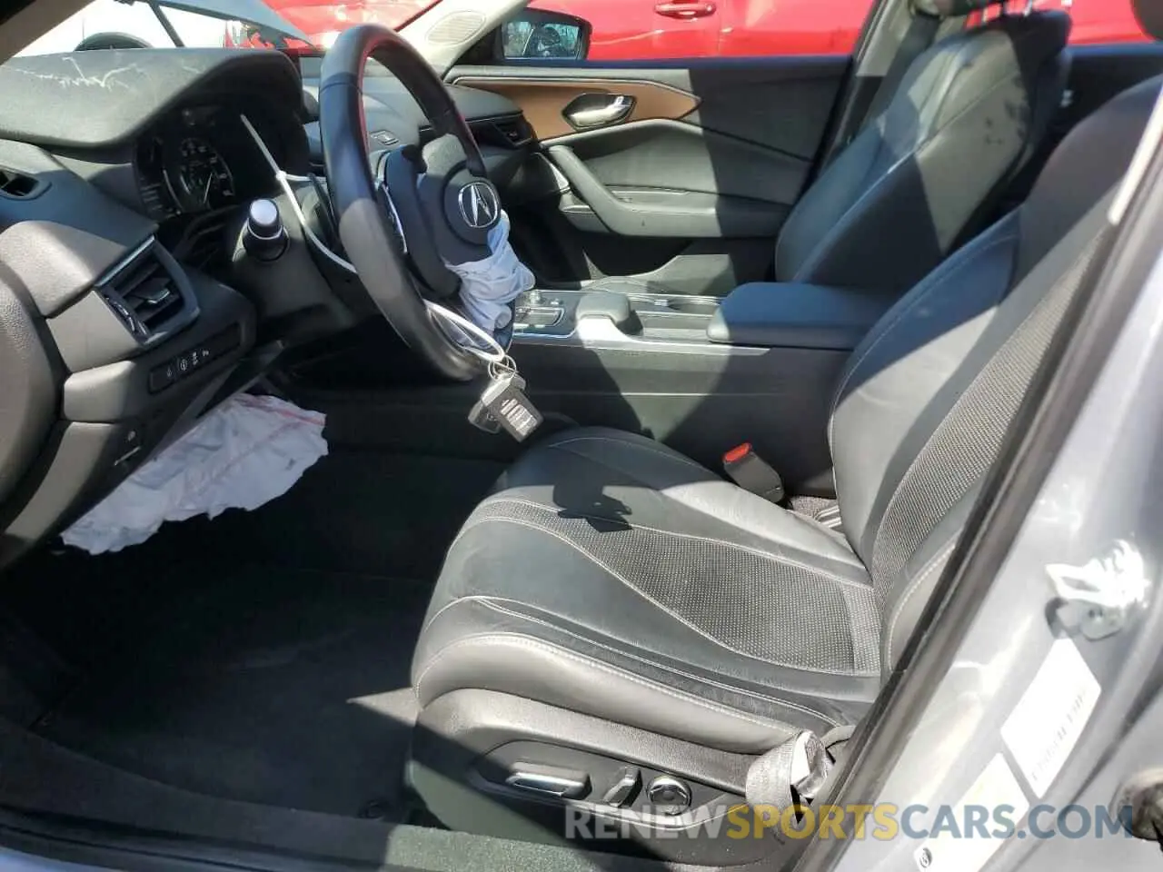 7 fotografías del automóvil dañado 19UUB6F43MA010418 ACURA TLX 2021