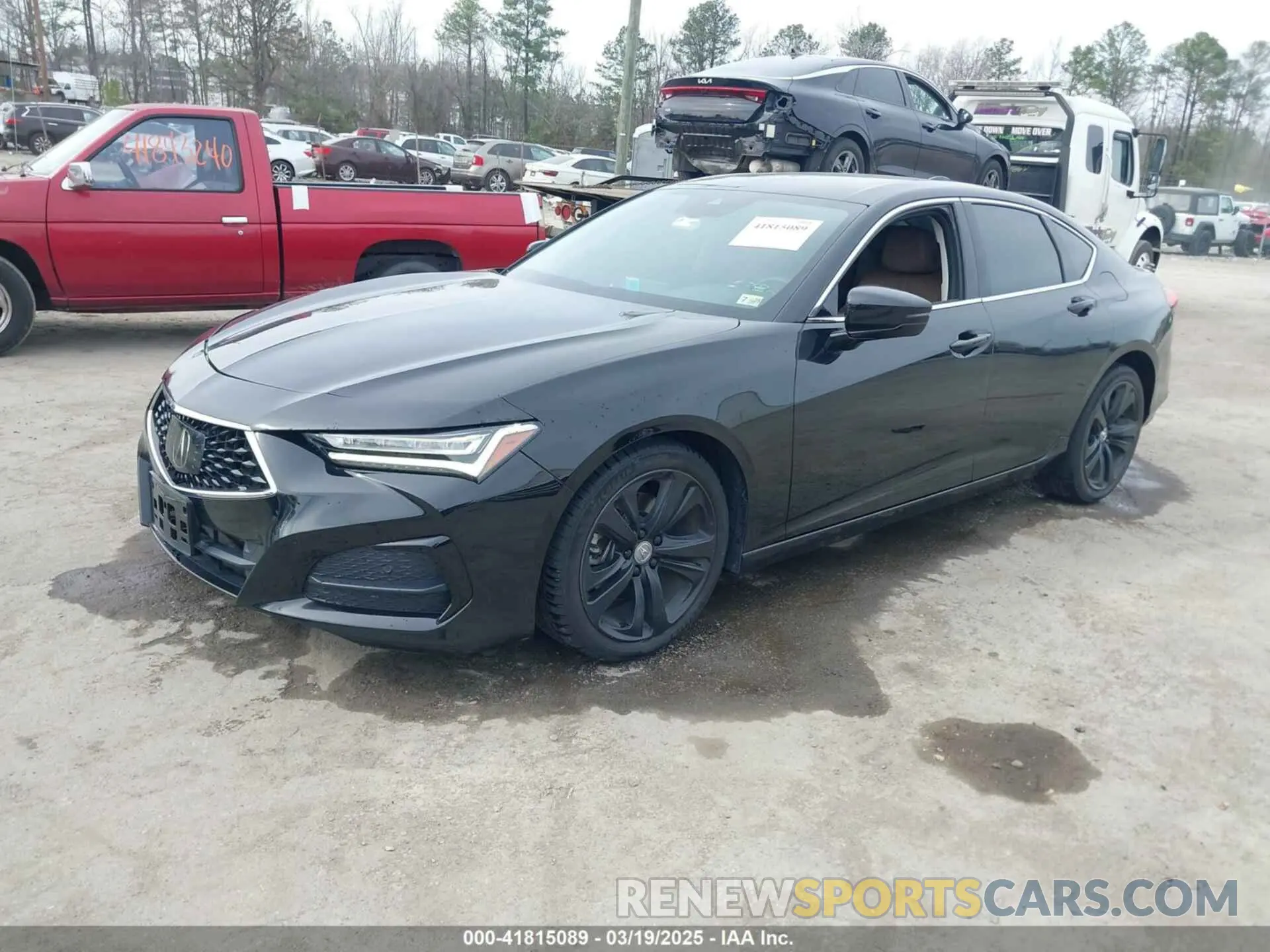 2 fotografías del automóvil dañado 19UUB6F48MA004162 ACURA TLX 2021