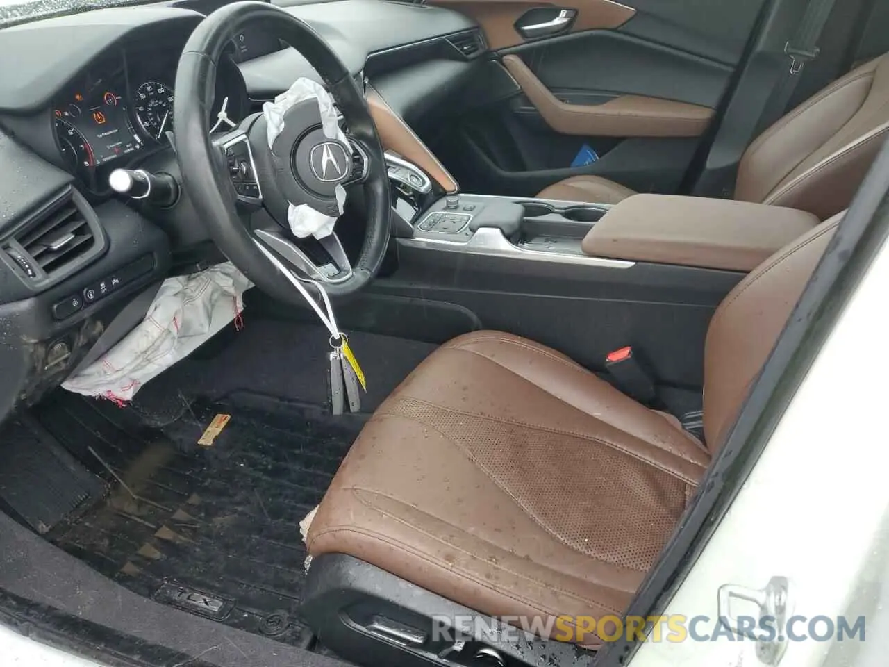 7 fotografías del automóvil dañado 19UUB6F4XMA008858 ACURA TLX 2021