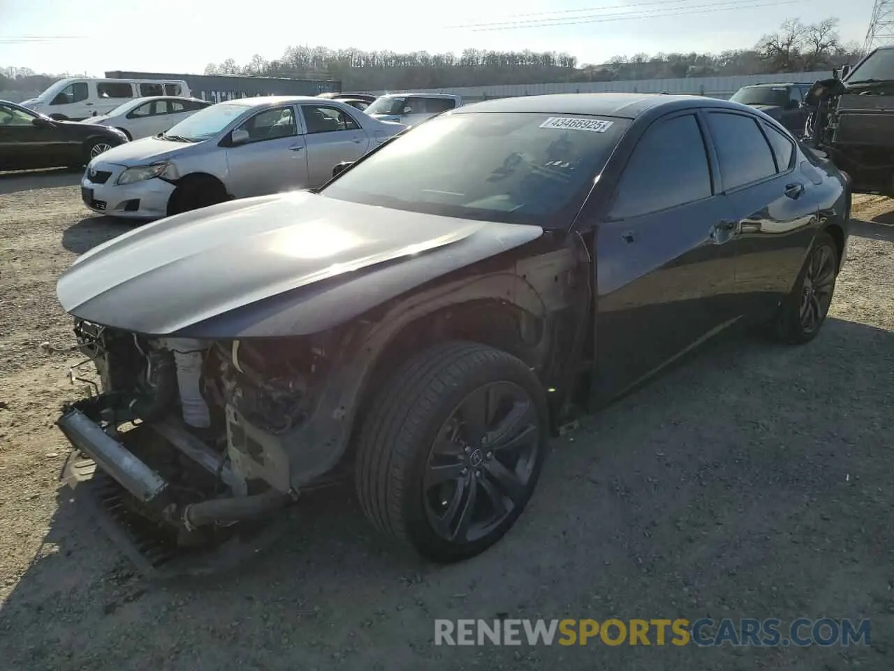 1 fotografías del automóvil dañado 19UUB6F51MA005615 ACURA TLX 2021