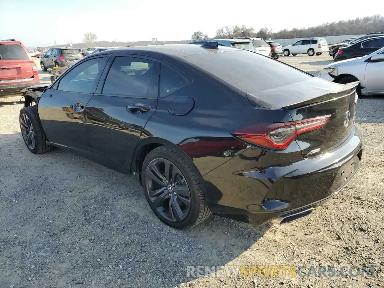 2 fotografías del automóvil dañado 19UUB6F51MA005615 ACURA TLX 2021