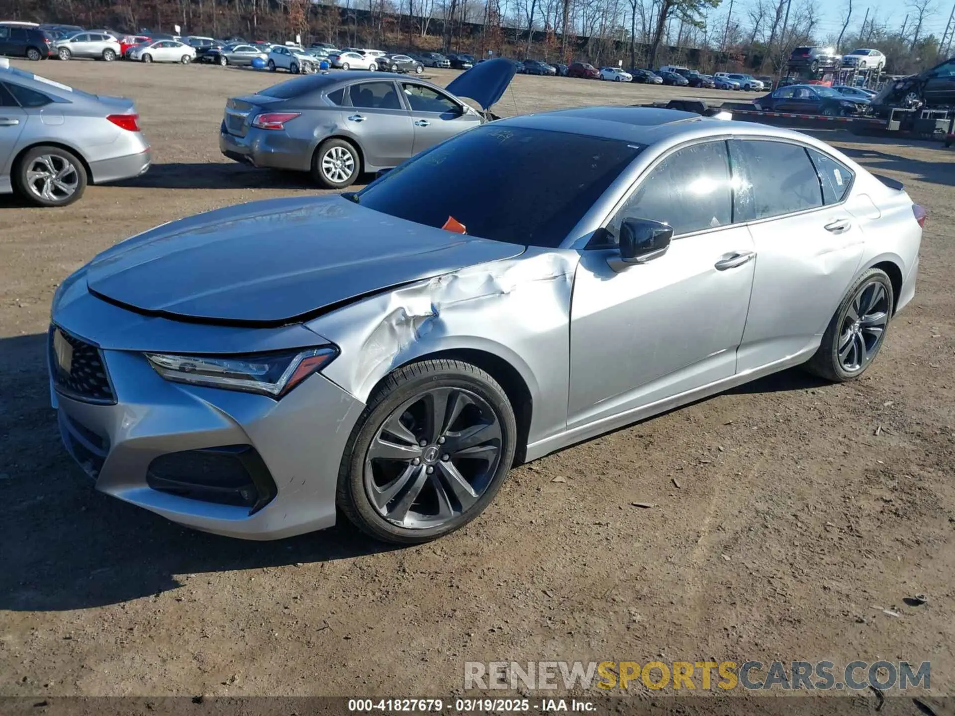 2 fotografías del automóvil dañado 19UUB6F51MA009292 ACURA TLX 2021
