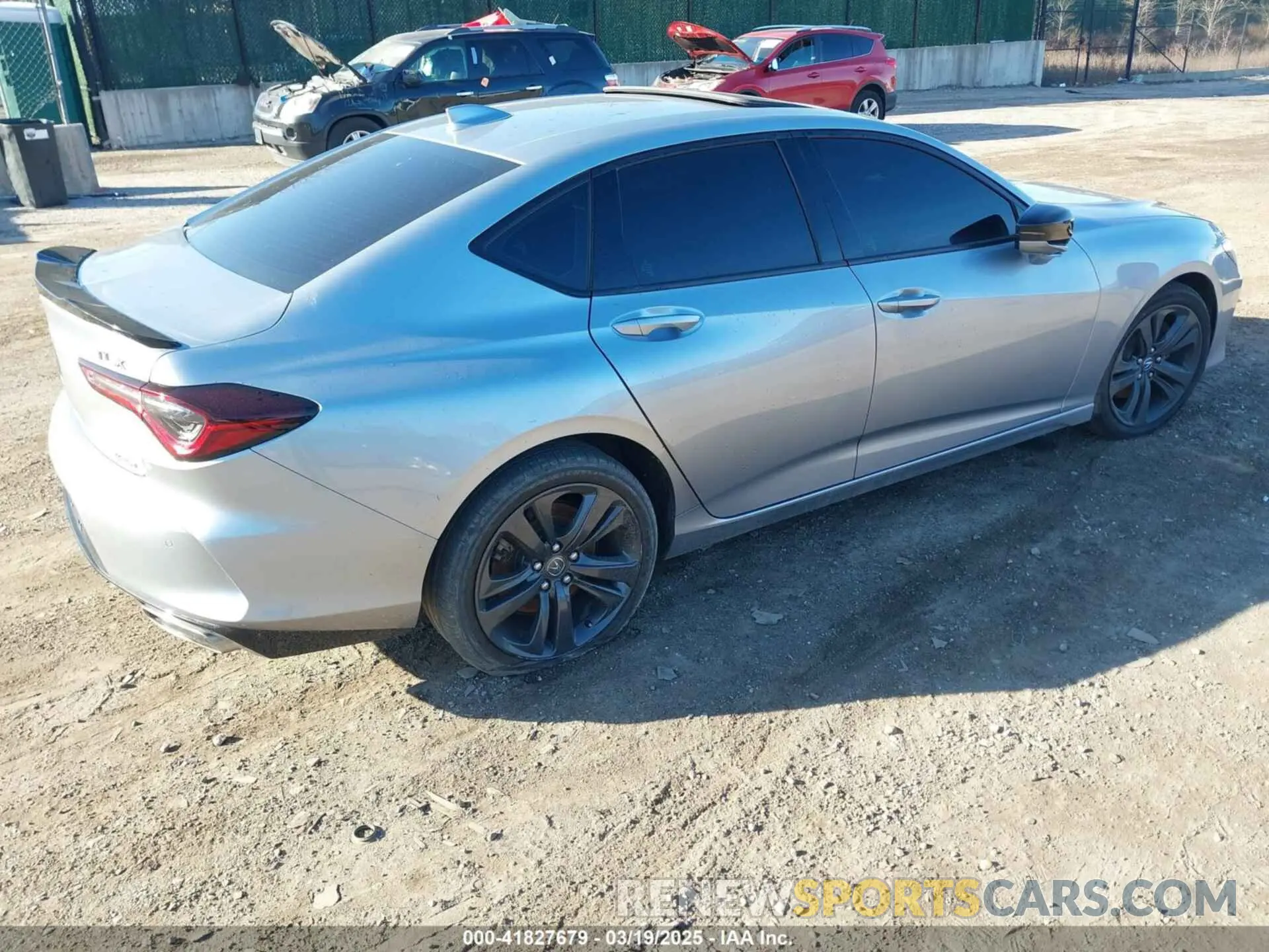 4 fotografías del automóvil dañado 19UUB6F51MA009292 ACURA TLX 2021