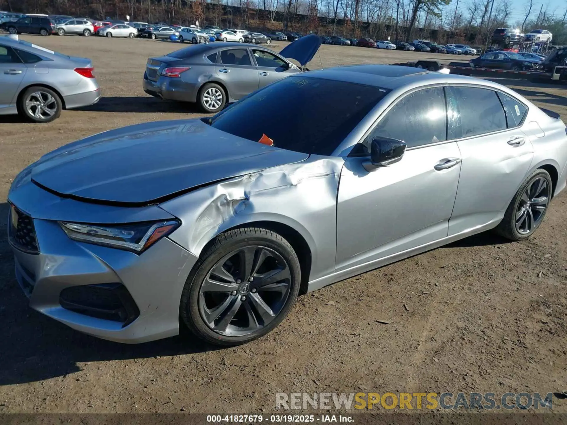 6 fotografías del automóvil dañado 19UUB6F51MA009292 ACURA TLX 2021