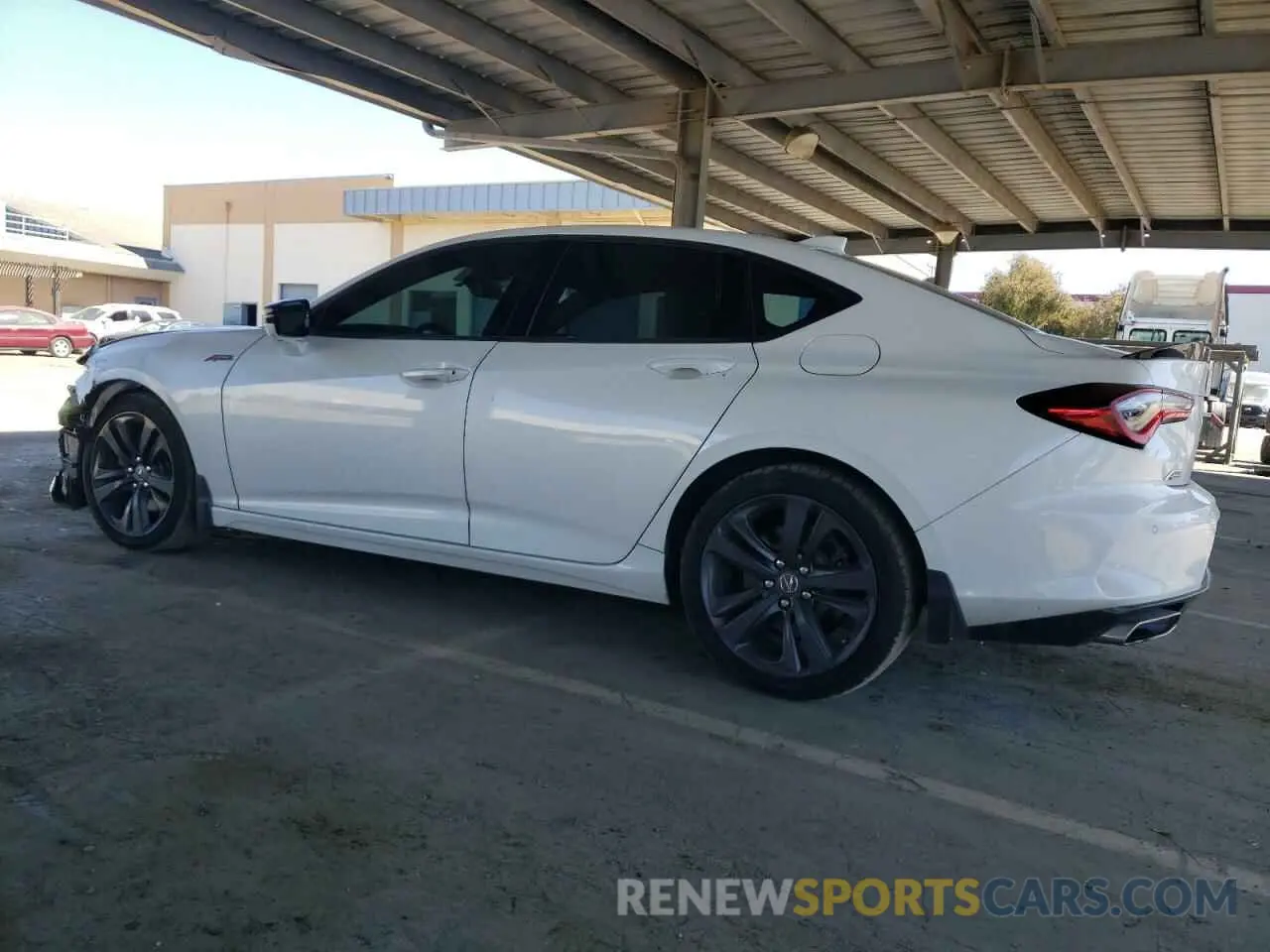 2 fotografías del automóvil dañado 19UUB6F54MA006368 ACURA TLX 2021
