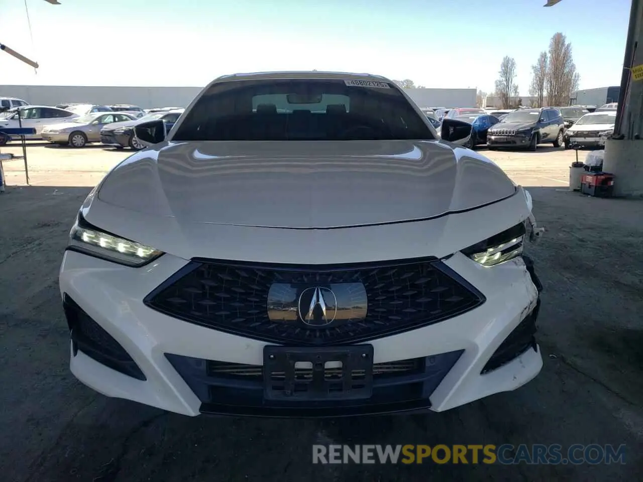 5 fotografías del automóvil dañado 19UUB6F54MA006368 ACURA TLX 2021