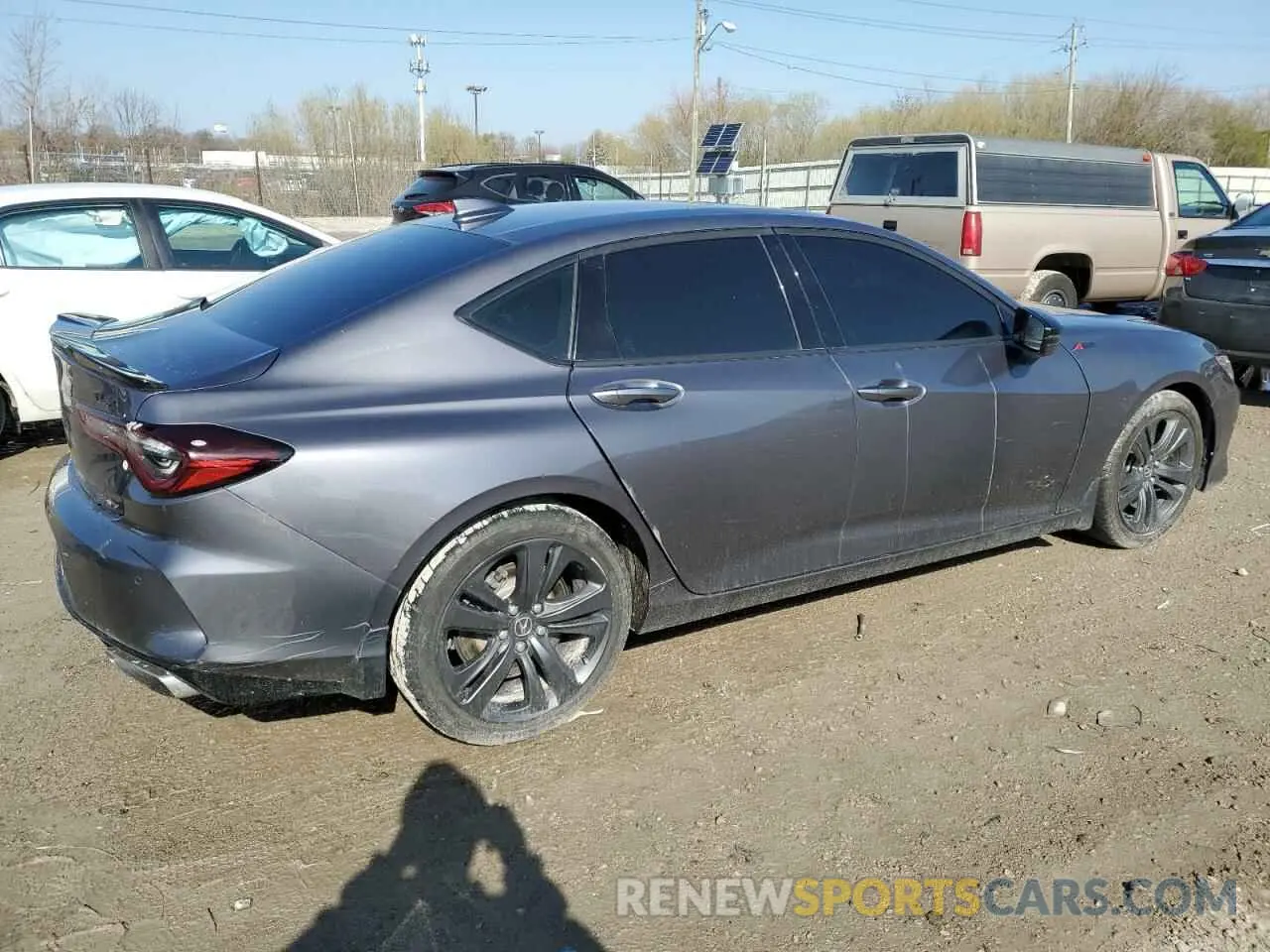 3 fotografías del automóvil dañado 19UUB6F54MA009836 ACURA TLX 2021