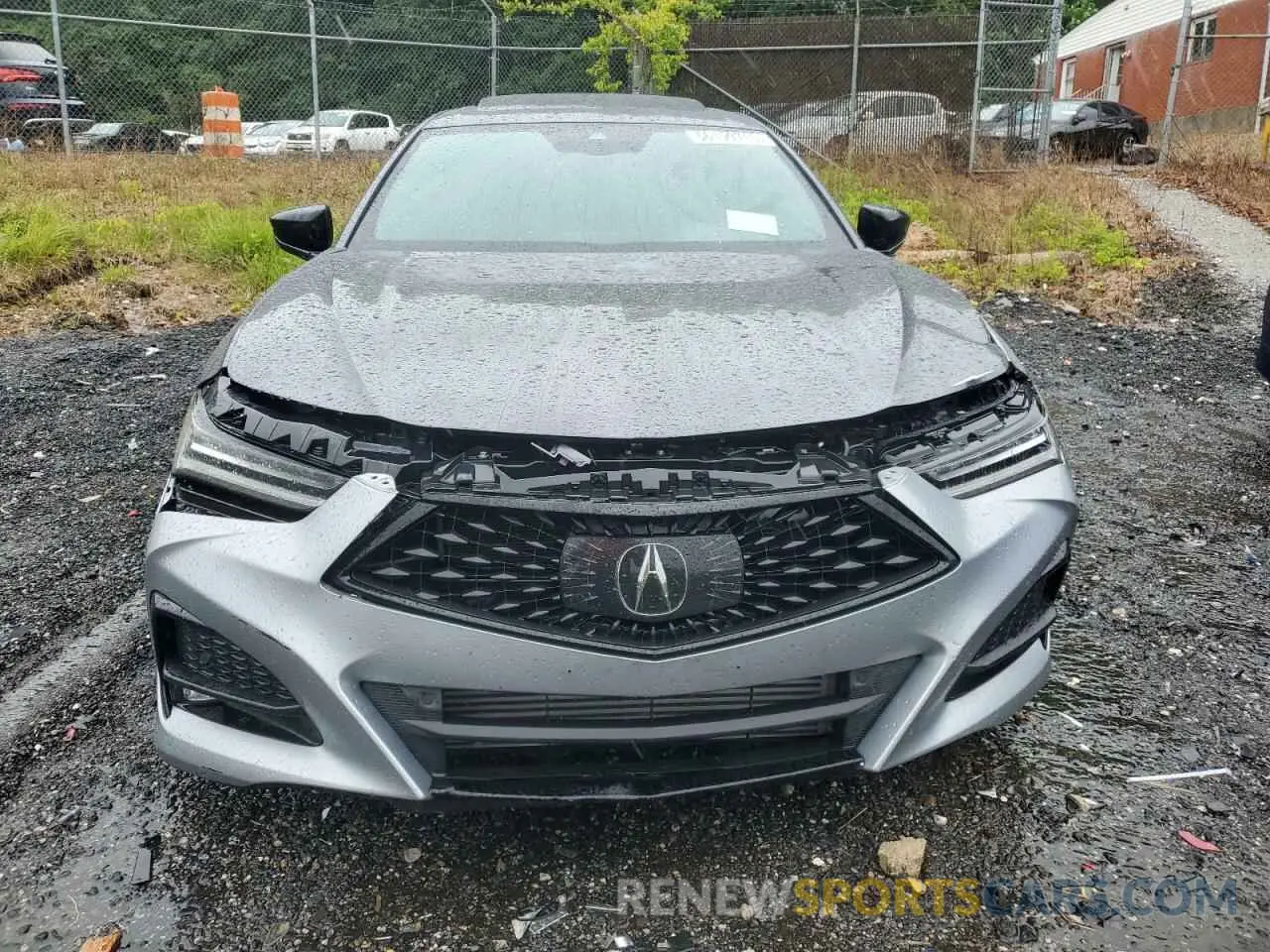 5 fotografías del automóvil dañado 19UUB6F56MA009384 ACURA TLX 2021