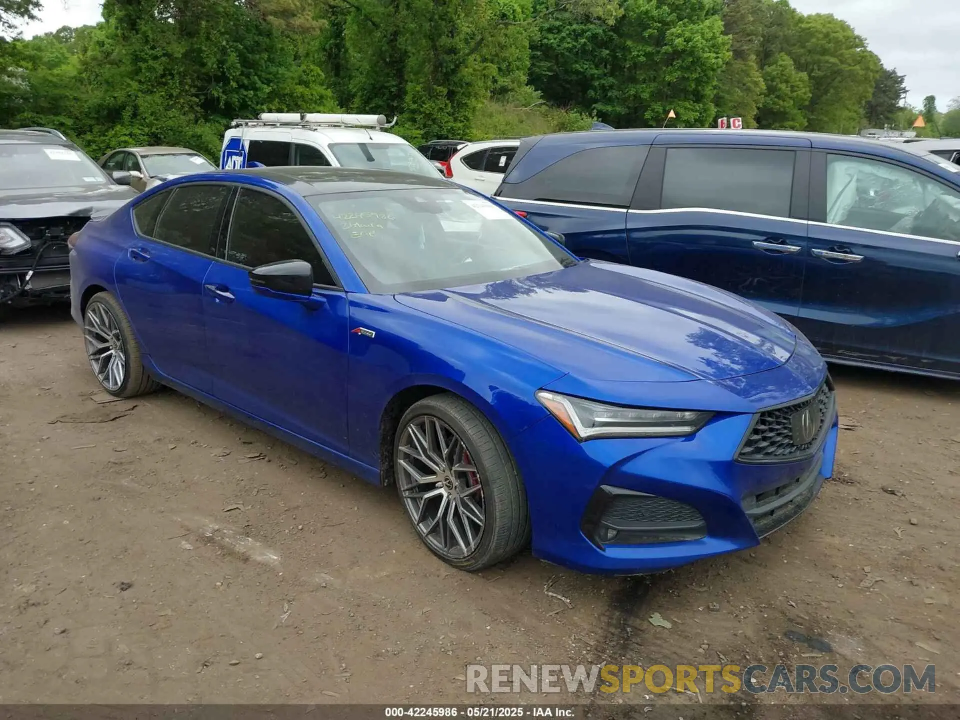 1 fotografías del automóvil dañado 19UUB6F58MA005983 ACURA TLX 2021