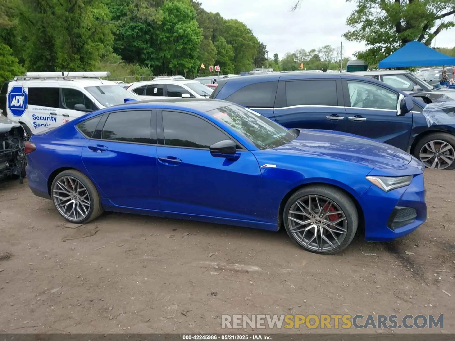 12 fotografías del automóvil dañado 19UUB6F58MA005983 ACURA TLX 2021