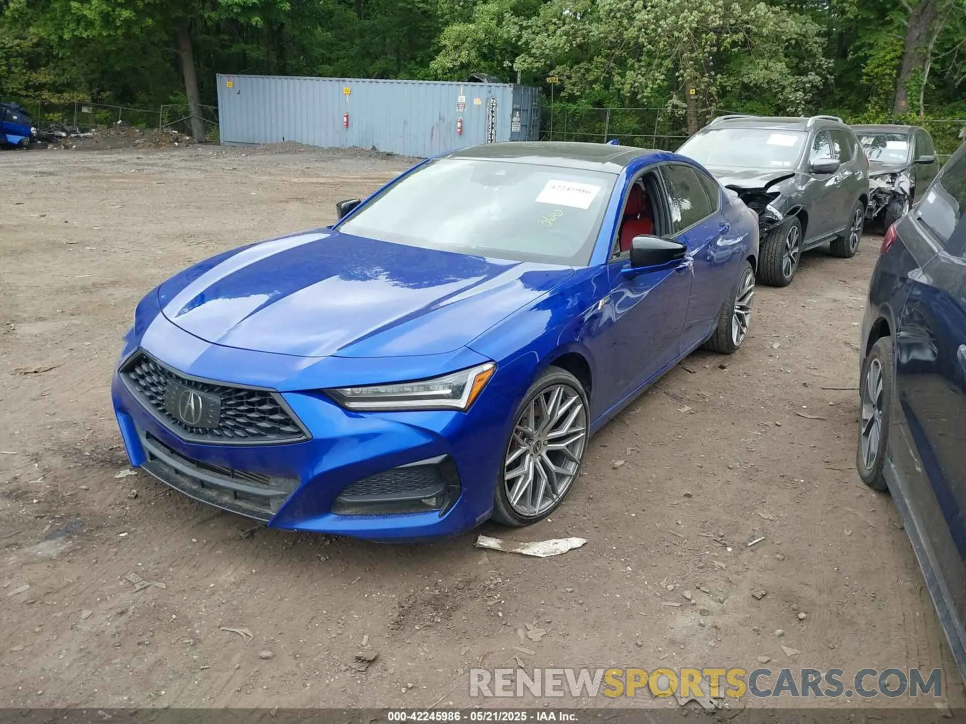 2 fotografías del automóvil dañado 19UUB6F58MA005983 ACURA TLX 2021