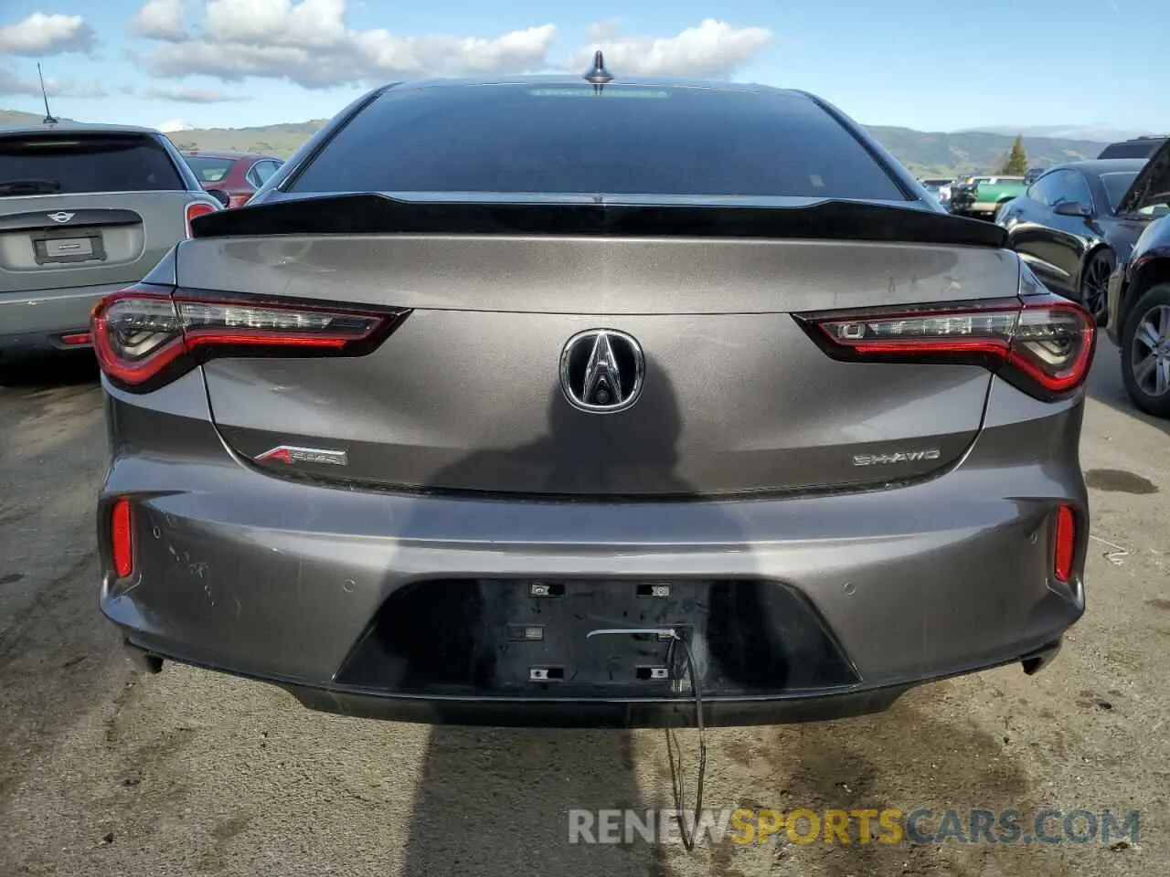 6 fotografías del automóvil dañado 19UUB6F58MA009824 ACURA TLX 2021