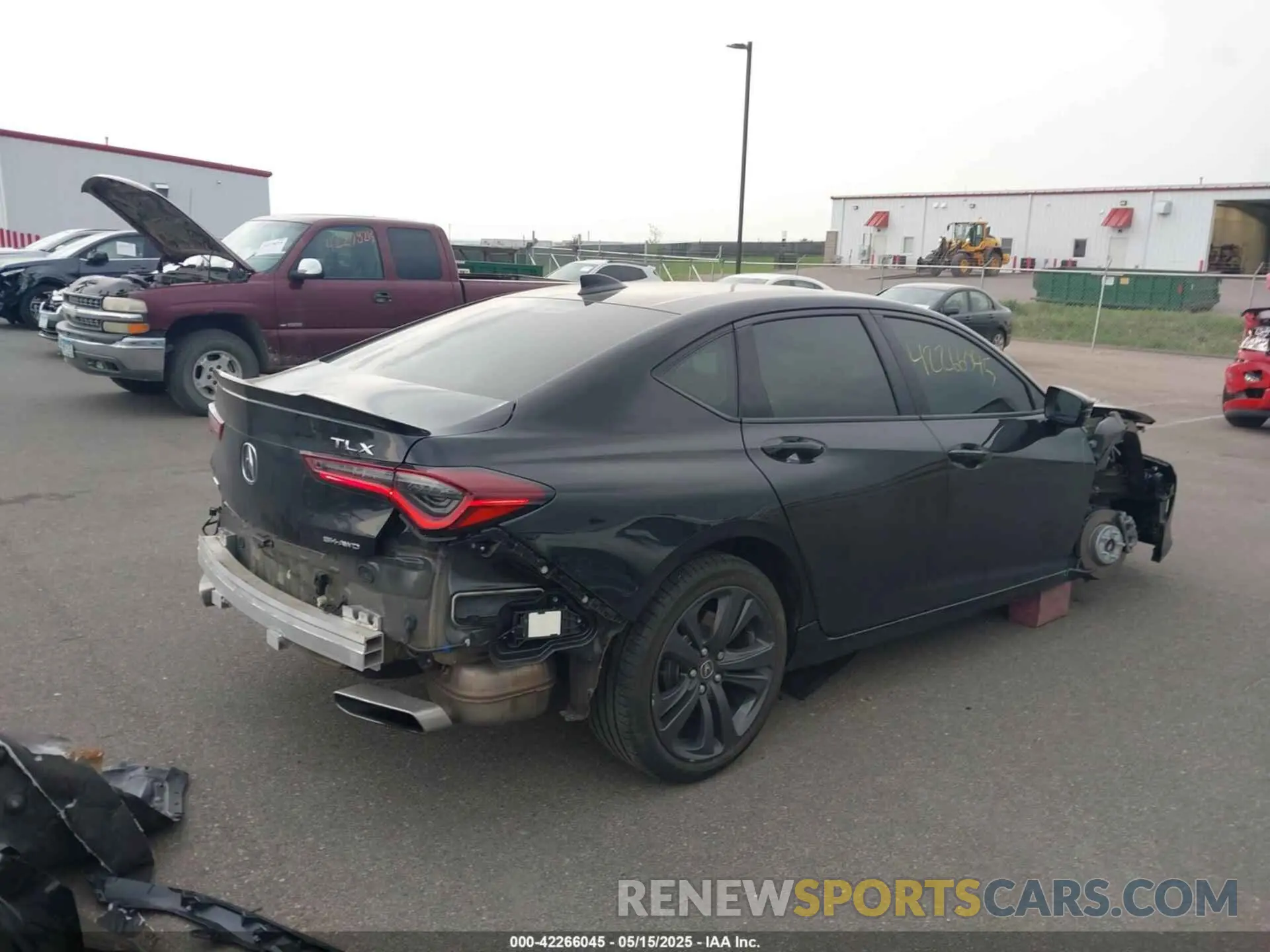 4 fotografías del automóvil dañado 19UUB6F58MA011427 ACURA TLX 2021