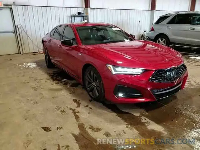 13 fotografías del automóvil dañado 19UUB6F59MA006480 ACURA TLX 2021