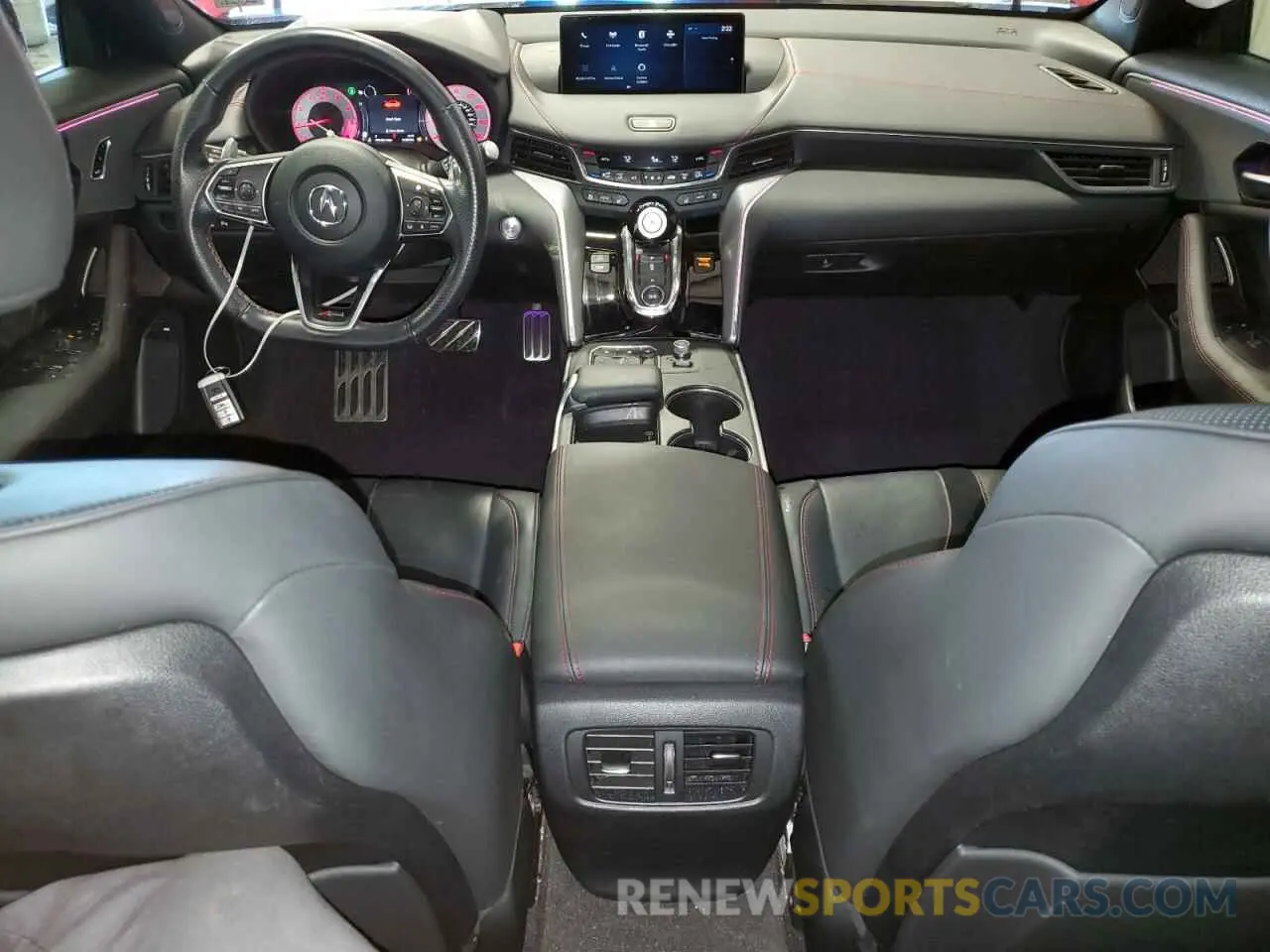 8 fotografías del automóvil dañado 19UUB6F59MA006480 ACURA TLX 2021