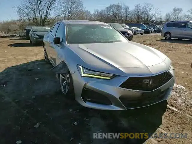 10 fotografías del automóvil dañado 19UUB6F65MA001513 ACURA TLX 2021