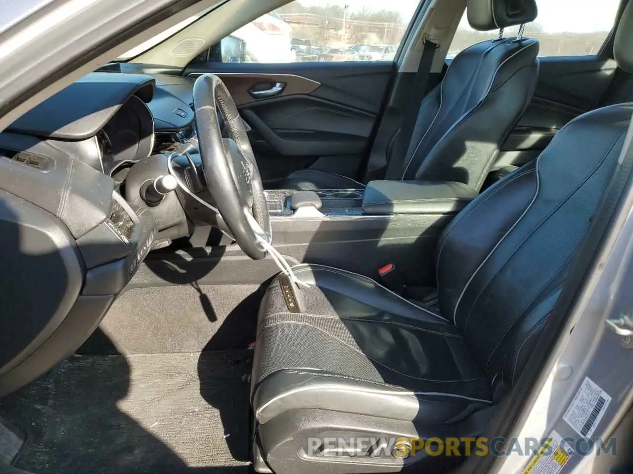 7 fotografías del automóvil dañado 19UUB6F65MA001513 ACURA TLX 2021