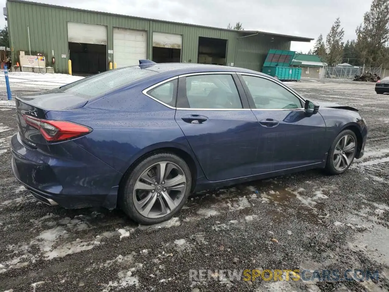 3 fotografías del automóvil dañado 19UUB6F68MA000498 ACURA TLX 2021