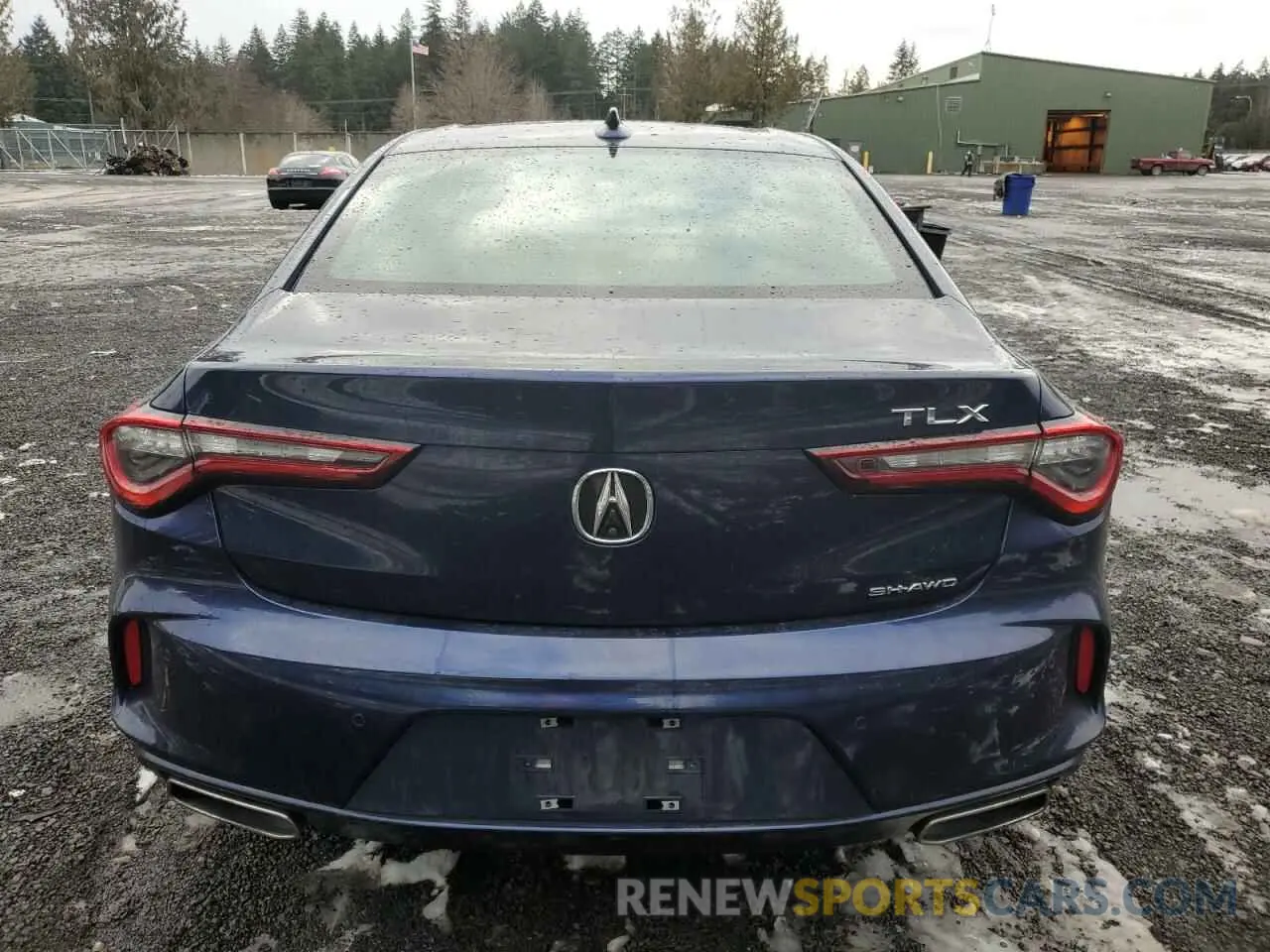 6 fotografías del automóvil dañado 19UUB6F68MA000498 ACURA TLX 2021